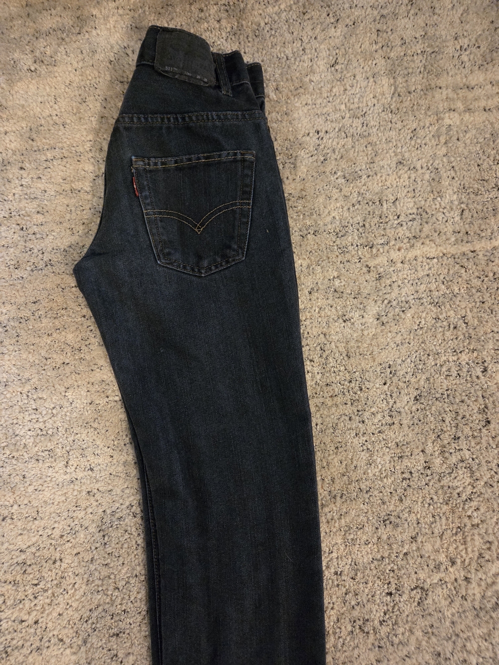 Levi's Kids Dark Blue Straight Jeans